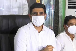 TDP NATIONAL GENERAL SECRETARY NARA LOKESH FIRES ON CM JAGAN