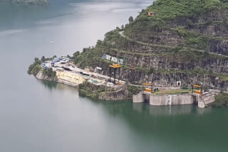 tehri lake water level in danger