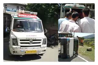 راجوری سڑک حادثہ میں 4 زخمی