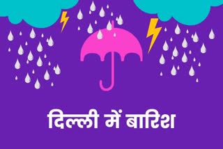 दिल्ली बारिश