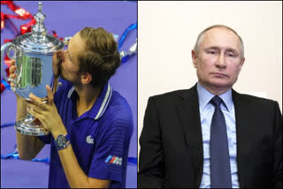 Daniil Medvedev  Putin praises Medvedev  US Open final  Tennis  ഡാനിൽ മെദ്‌വെദേവ്  ഡാനിൽ മെദ്‌വെദേവ് വാർത്ത  യുഎസ് ഓപ്പൺ ഫൈനൽ  ടെന്നീസ്