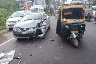 ಪುತ್ತೂರಿನಲ್ಲಿ ಆಟೋ-ಕಾರು ಡಿಕ್ಕಿ