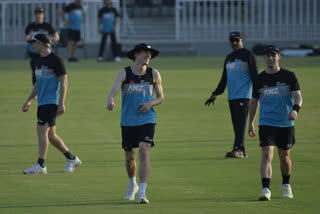 New zealand tour to pakistan: NZ starts practicing under the light of tight security