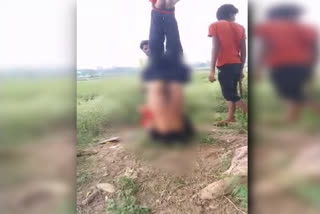 sonipat boy beaten video