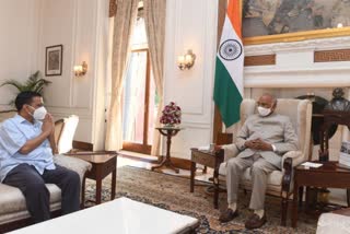 arvind kejriwal met with president