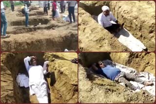 Farmers gave alive mausoleum