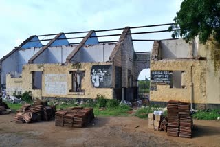 Old railway ticket counter demolished