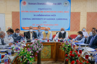سینٹرل یونیورسٹی آف کشمیر میں دو روزہ' تشخیص کارواقفیت پروگرام' شروع