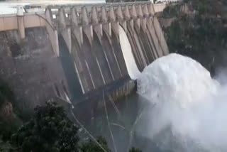 On going flood to Srisailam reservoir