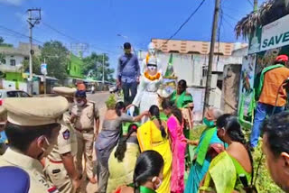 farmers protest