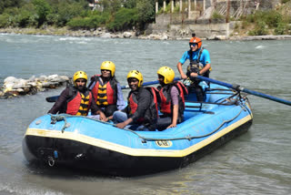 Paragliding and river rafting started in Kullu