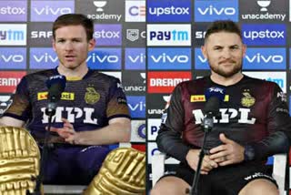 Kolkata Knight Riders  KKR  दर्शकों के सामने खेलने को लेकर उत्साहित  केकेआर के मोर्गन और मैकुलम  कप्तान इयोन मोर्गन  इंडियन प्रीमियर लीग  यूएई  KKR Morgan and McCullum  Captain Eoin Morgan  Indian Premier League  UAE