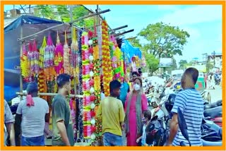 market for biswakarma Puja in moran