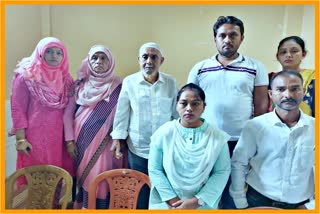 Press meet for Teen talaq case at Moran