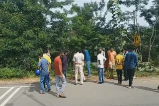unknown hanging dead body rescue in bhabanipatna