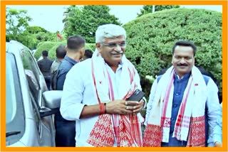 Union  Minister Gajendra Singh Shekhawat at tezpur