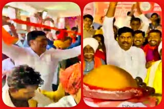 MLA Rameshwar Sharma danced