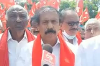 cpi ramakrishna condemn over ycp attack on chandrababu house