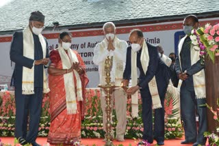 president-ramnath-kovind-awarded-iaas-trainee-officers-in-shimla