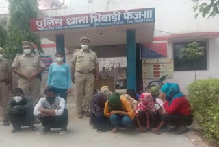 स्पा सेंटर पर छापा, भिवाड़ी पुलिस कार्रवाई, 12 युवक-युवतियां गिरफ्तार,  भिवाड़ी अलवर समाचार, spa center raid,  Bhiwadi Police Action , 12 youths arrested