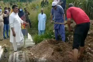 Poonch: The body of a child was exhumed under the supervision of the administration