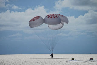 Trailblazing tourist trip to orbit ends with splashdown