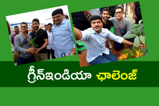 ameer-khan-and-naga-chaitanya-planted-plants-in-begumpet-airport-in-green-challenge