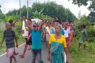 suspected ULB member death protest public at kokrajhar