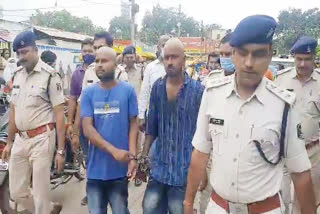 police took out a procession by shaving