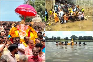 Immersion of the hindu mahasabha ganapati