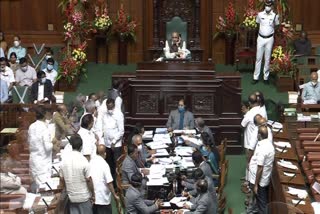 jds members protest in assembly session