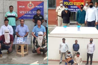 पुलिस की गिरफ्त में आरोपी