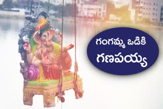 Ganesh idols immersion at Telangana