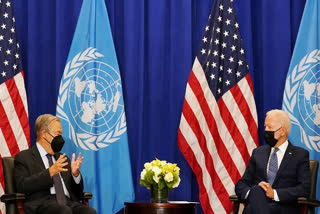 Biden meets Guterres