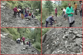 चंबा-तीसा मार्ग बंद