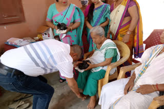 Dhemaji BJP leaders distributed fruits