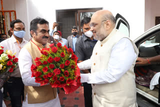 Amit Shah praised BJP MP Rakesh Singh