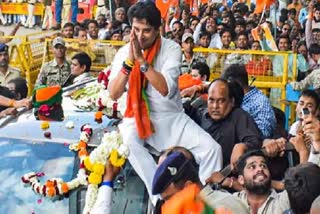 Jyotiraditya Scindias road show in Gwalior-Chambal today