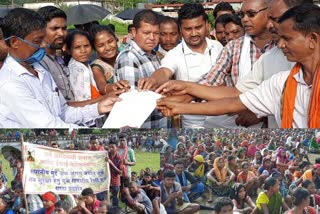 sarva adivasi samaj submitted memorandum