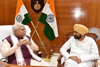 Punjab CM meet Haryana CM