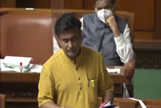 Minister Sudhakar talking about dialysis issue in Assembly Session