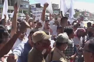 ajycp-protest-against-nhpc-at-dhemaji