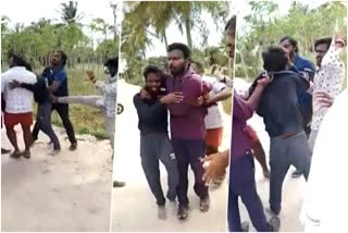 public-attacked-a-man-who-putting-his-foot-on-idol