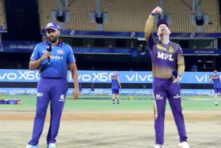 IPL 2021 MI vs KKR  : Kolkata Knight Riders won the toss and opt to bowl