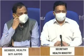 HEALTH MINISTRY BRIEFING COVID VACCINATION  IN INDIA