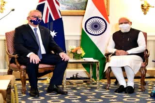 प्रधानमंत्री नरेंद्र मोदी ने अमेरिका में ऑस्ट्रेलियाई समकक्ष से मुलाकात की