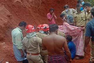 wall collapsed  Perumanna  palayi  മതില്‍ ഇടിഞ്ഞു വീണു  തൊഴിലാളി മരിച്ചു  പെരുമണ്ണ  പെരുമണ്ണയിയില്‍ അപകടം