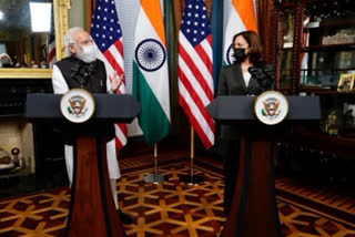 Modi meet Kamala Harris