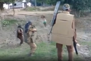 Assam police firing