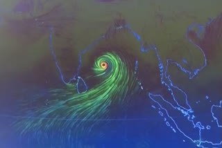 low pressure in eastern central Bay of Bengal